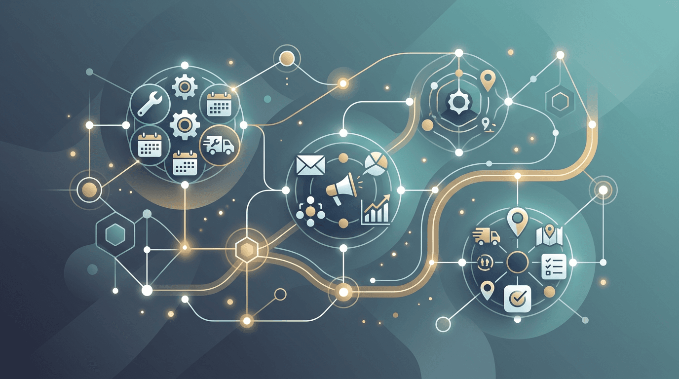 New integrations: ServiceM8, ActiveCampaign, and a new category for trades